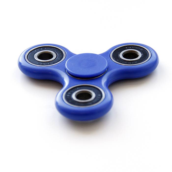 Fidget Spinner  Blå Sort