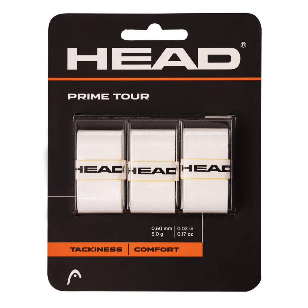 Head Prime Tour Overgrip   -pak  Hvid