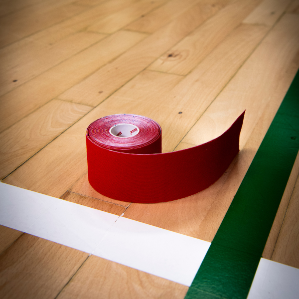 Henza  Kinesiologi Tape Rød 5m   5cm