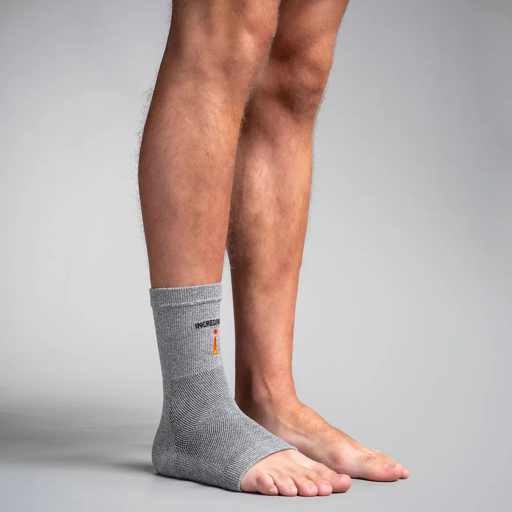 Incrediwear Ankel Sleeve  Grå