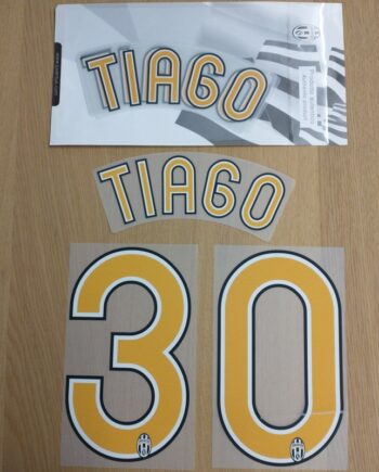 Juventus Away Printing 2007 08 Tiago 30-adult