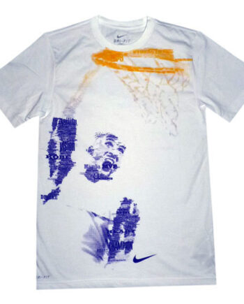 Kobe Bryant Dunk  -shirt Hvid-