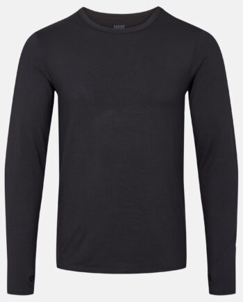 Langærmet Bambus  -shirt Underlayer Sort Medium