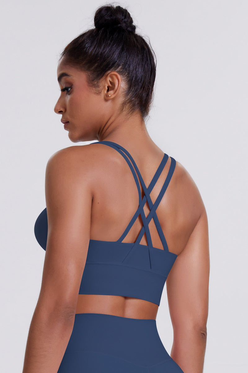 Lea Crossback Sports Bh Navy Small Navy