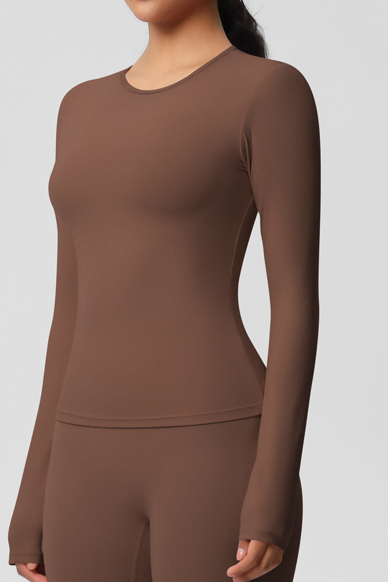 Lea Longsleeve Brown Small Brown