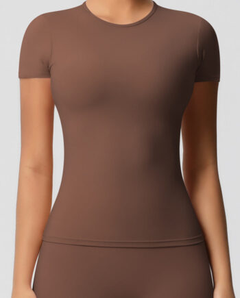 Lea  -shirt Brown Small   Brown