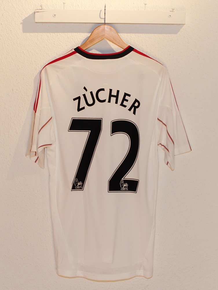 Liverpool Away Jersey 2010 11 Zucher 72-