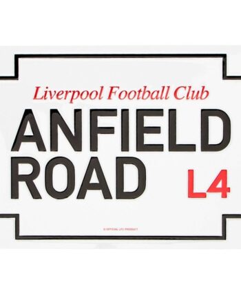 Liverpool Fc Anfield Road Skilt  Metal