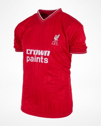 Liverpool 1986 Home Retro Shirt  Crown Paints-