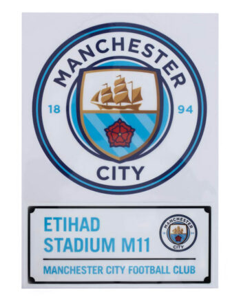 Manchester City A4 Bil Klistermærker