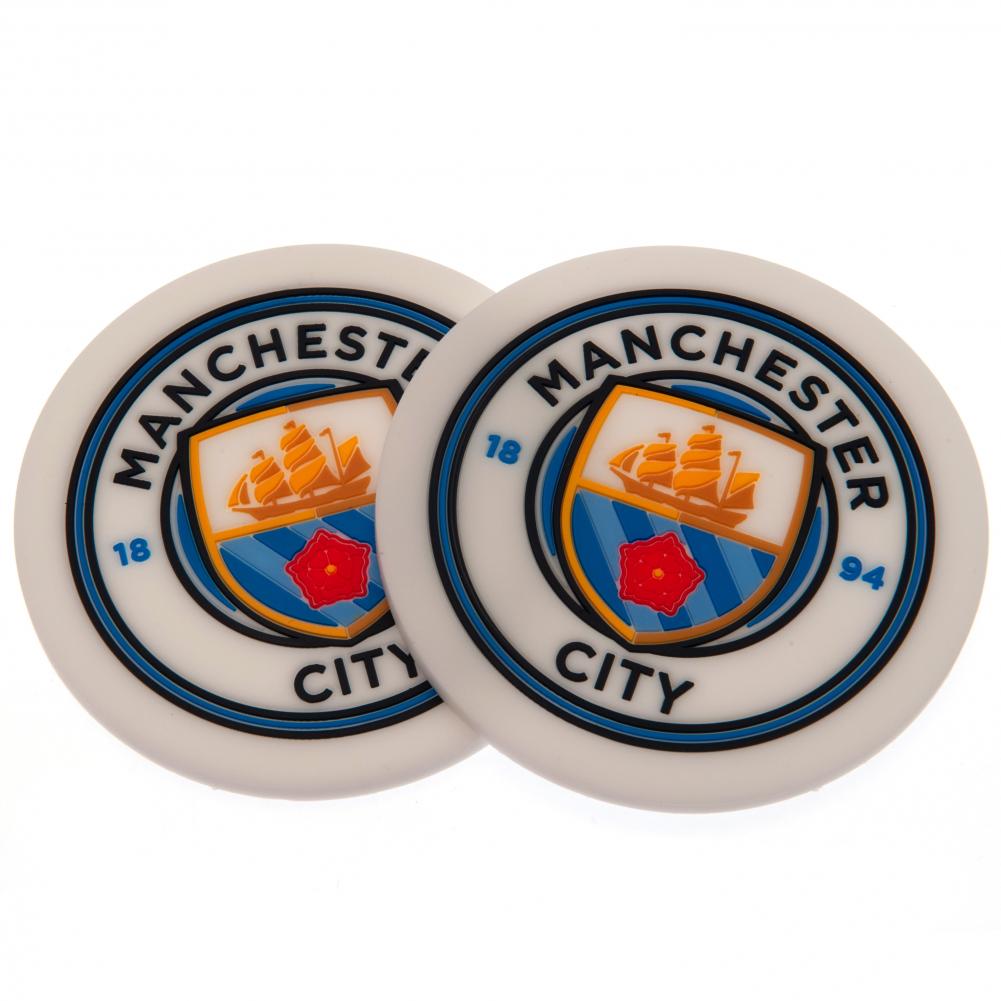 Manchester City Fc Coaster Sæt   Stk