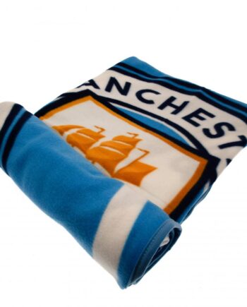 Manchester City Fc Fleece Tæppe 125 Cm   150 Cm