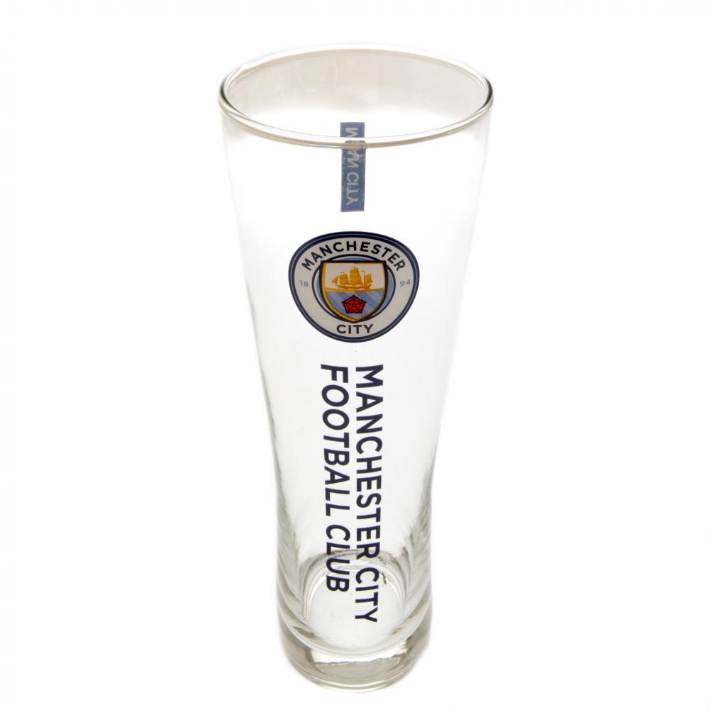 Manchester City Fc Højt Glas 24 Cm
