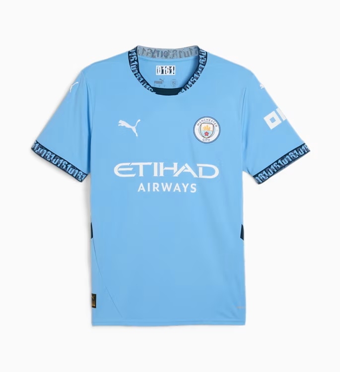 Manchester City Home Jersey 2024 25 Mens-xs