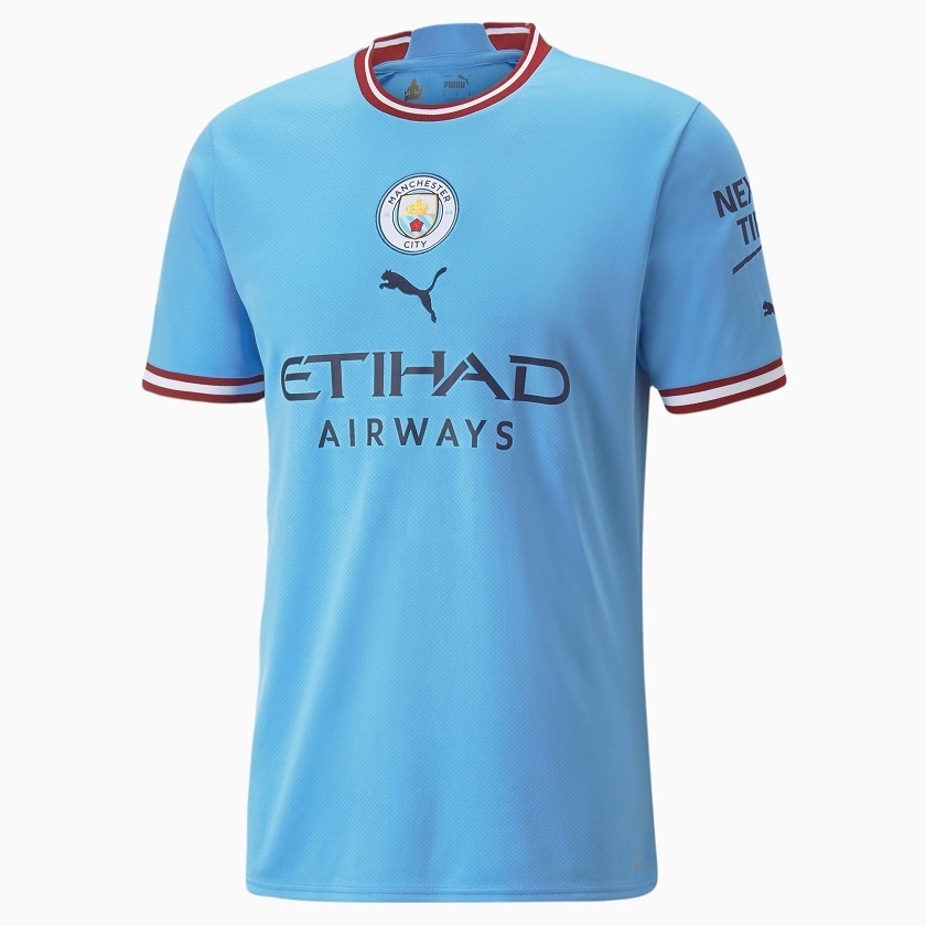 Manchester City Home Jersey 2022 23 Youth-128   Ys