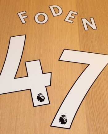 Manchester City Pl Home Print 2021 22 Foden 47-adult
