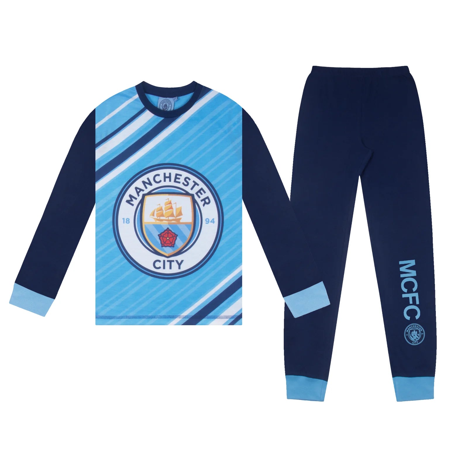 Manchester City Pyjamas Langt Sæt - år