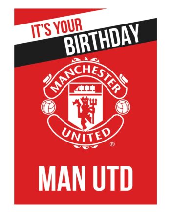 Manchester United Fødseldagskort
