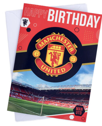 Manchester United Fødselsdagskort Med Musik
