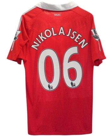 Manchester United Home Jersey 2010 11 Nikolajsen 06-