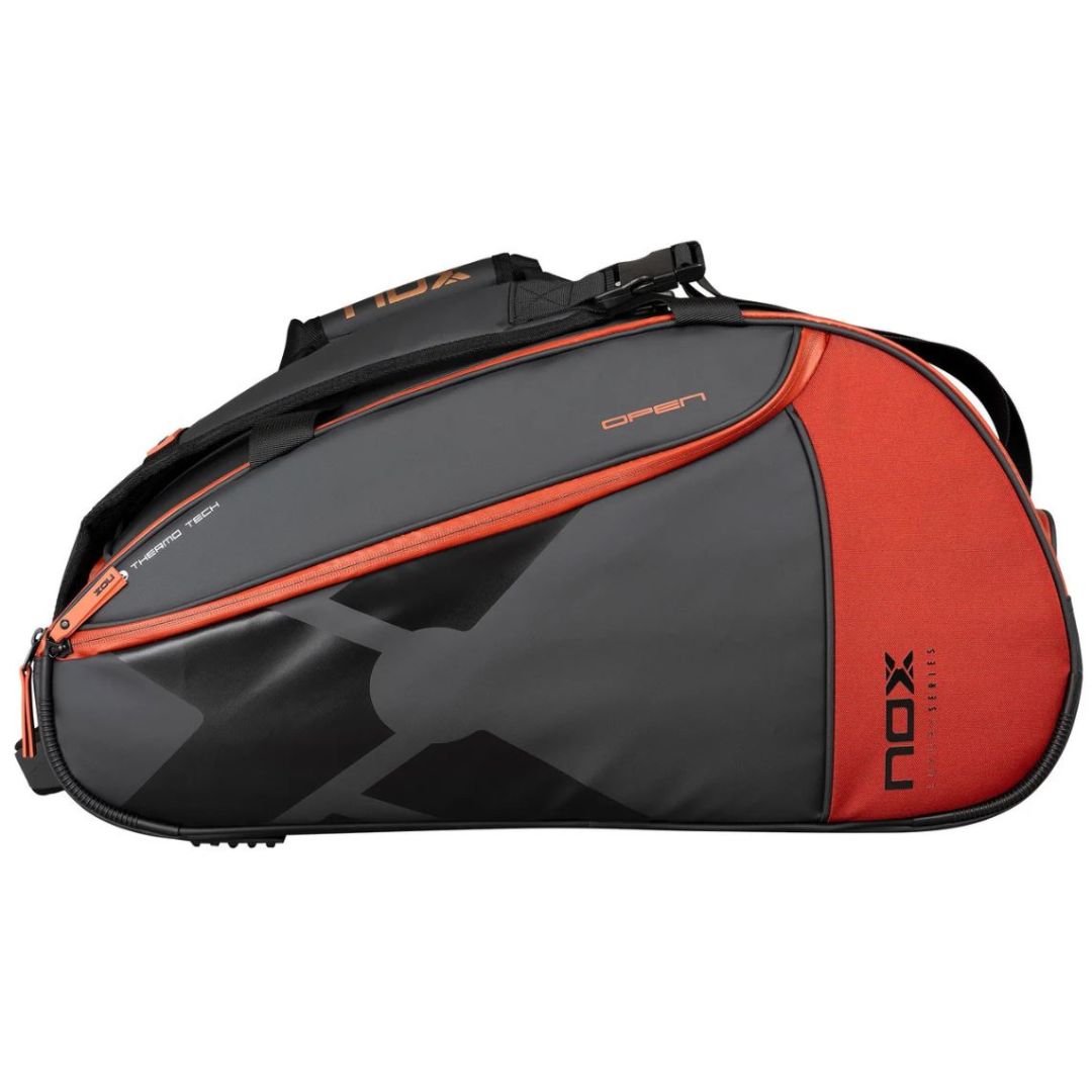Nox Luxury Open Series Padeltaske  Black Red