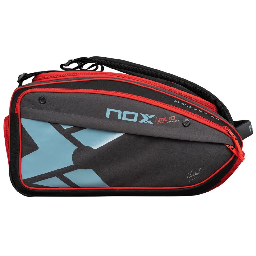 Nox Ml10 Competition   Compact Padeltaske  Black Red
