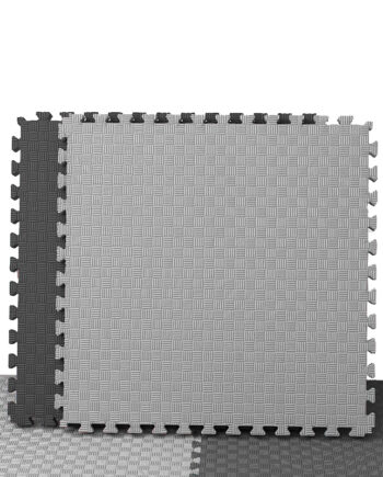 Odin Floor Guards Fitnessgulv 1000x1000x40 Mm Grå Sort