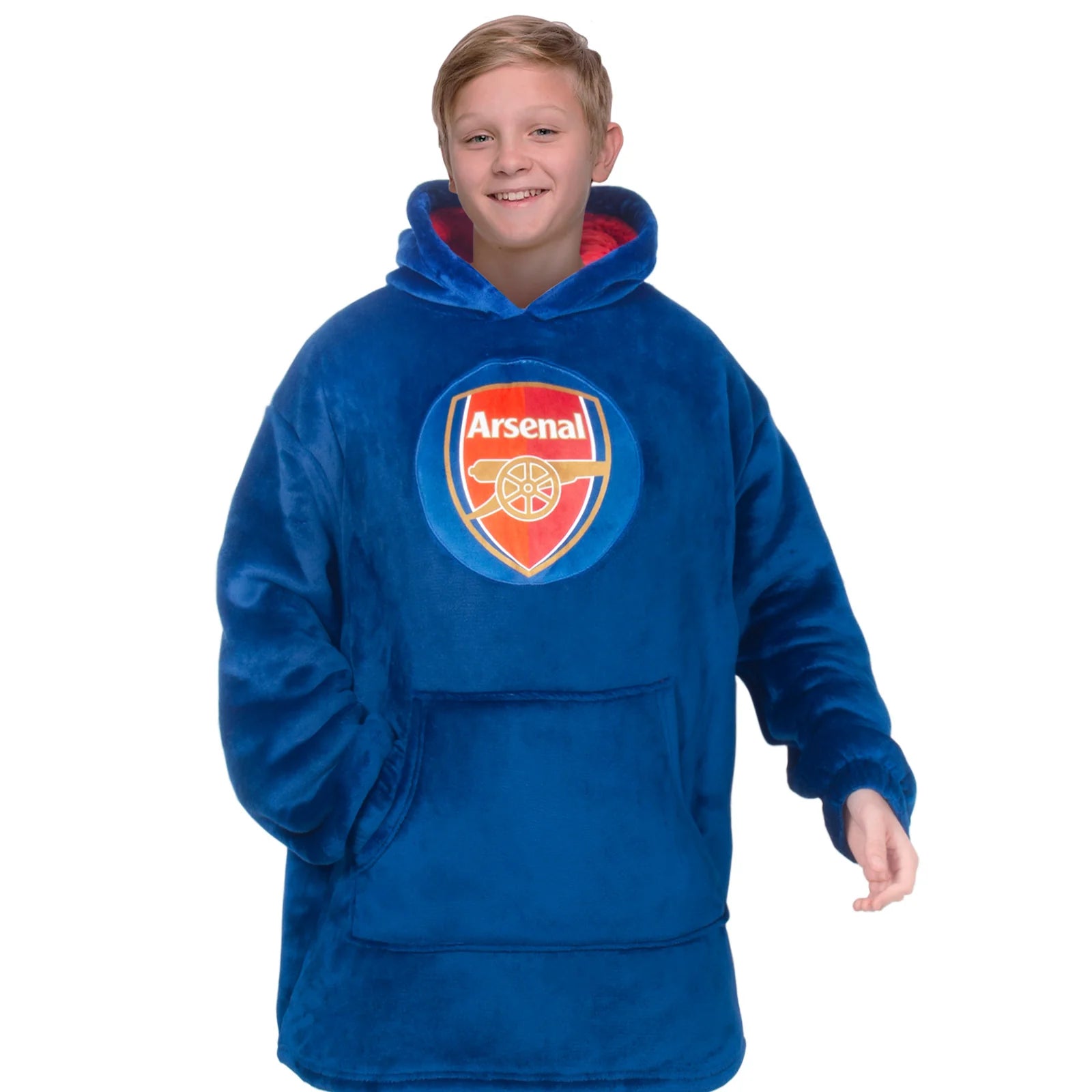 Officiel Arsenal Børne-hoodie Med Tæppefunktion  Oversized  -10 år