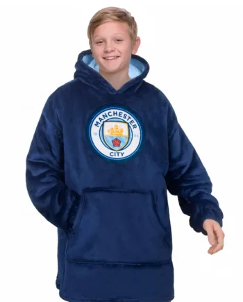 Officiel Manchester City Oversized Hoodie-tæppe Til Børn  -10 år