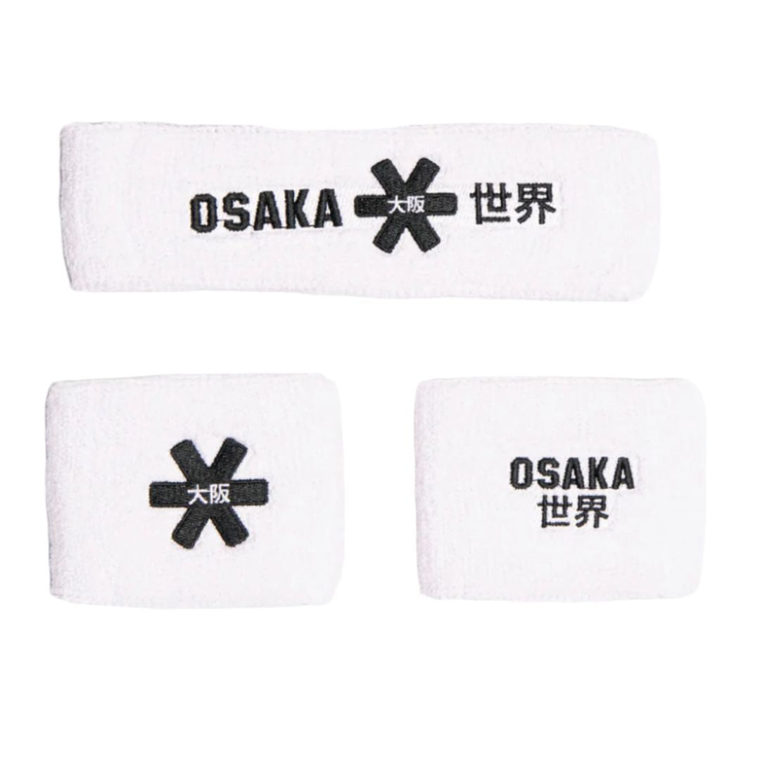 Osaka Svedbånd Sæt  Hvid