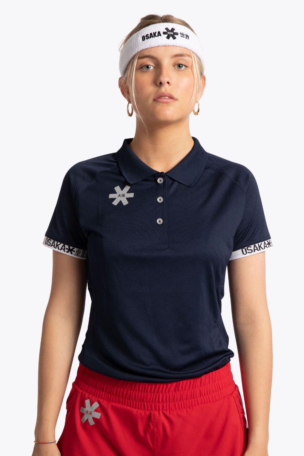 Osaka Women   Polo Jersey  Mørkeblå