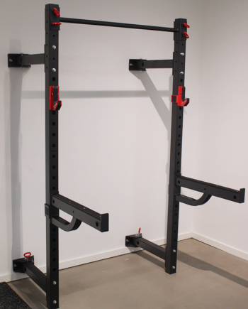 Peak Fitness  Foldbar Squat Rack   Safety Arms