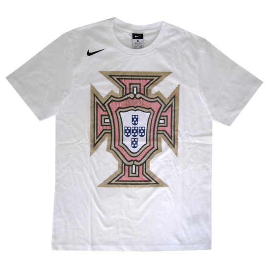 Portugal  -shirt Logo Vm 2010 Hvid-
