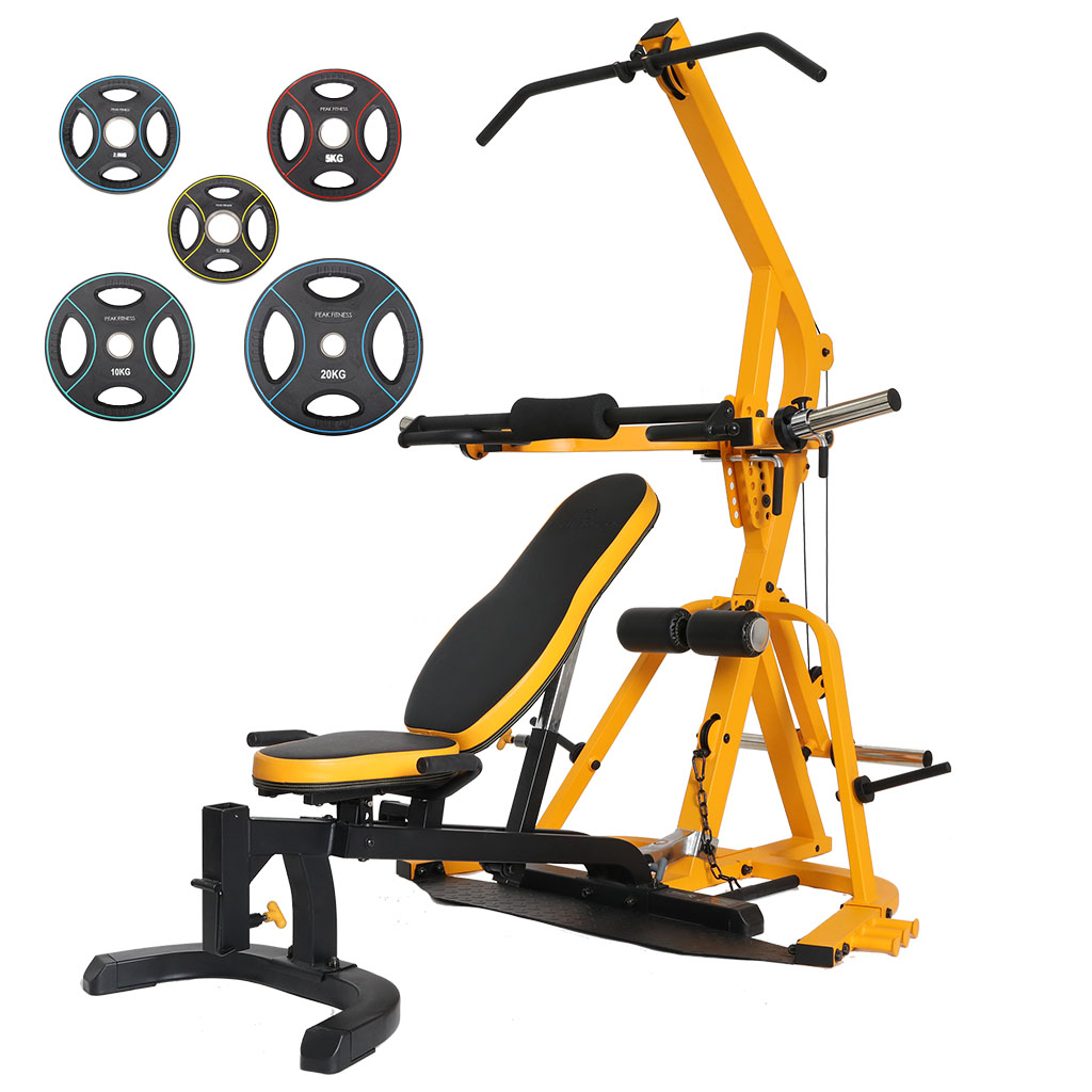 Powertec  Workbench Levergym  77  Pu-vægtsæt   Kg Yellow