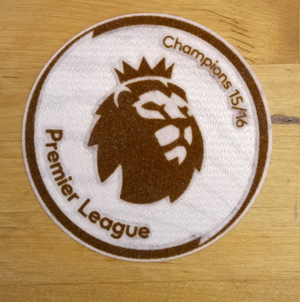 Premier League Champs 2015 16 Sleeve Badge Player  -player