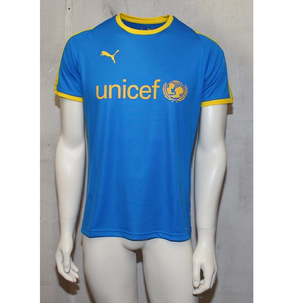 Puma Liga Jersey Blue  Sponsor Logo Unicef-