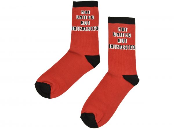 Quot Not United Not Interested Quot  Strømper  Voksen  Eu 42-46   Uk Str  811