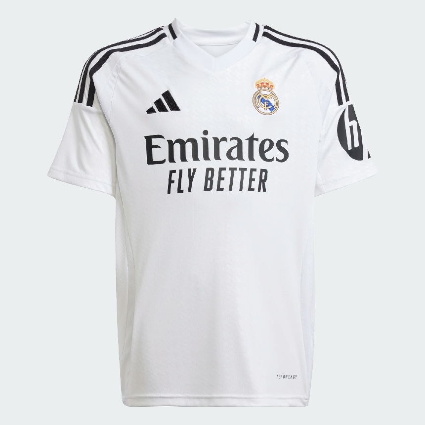 Real Madrid Home Jersey 2024 25 Hp Sponsor-