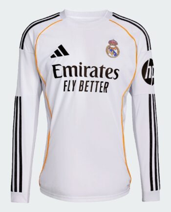 Real Madrid Home Jersey     2025 26 Ucl-