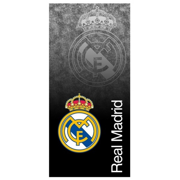 Real Madrid Towel Black Dual Logo-one-size
