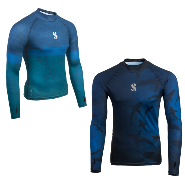 Scubapro  -flex Rash Guards Upf-50 Langærmet  Mænd