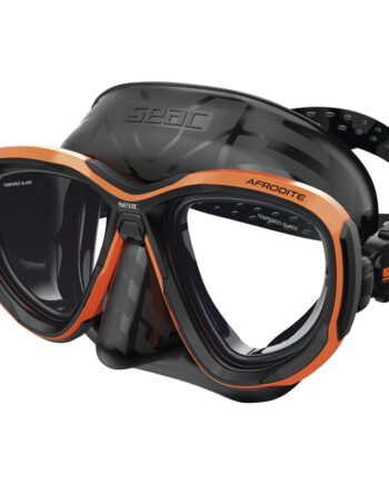 Seac Afrodite Asian Fit Dykkermaske Sort Orange