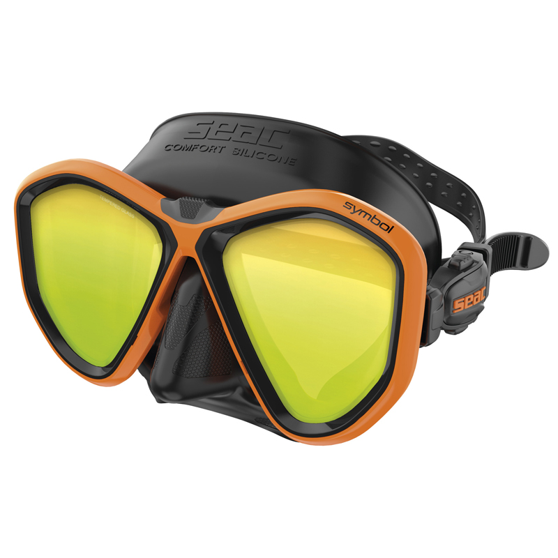 Seac Dykkermaske Symbol Asian Fit Spejlglas Orange