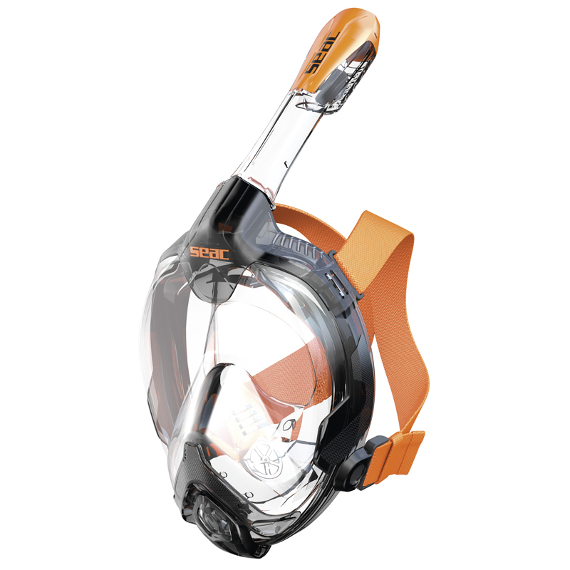 Seac Fullface Maske Libera     Sort Orange