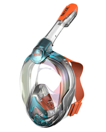 Seac Fullface Maske Magica Junior Sort Silikone Aquamarine