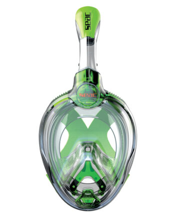 Seac Fullface Maske Magica Junior Sort Silikone Lime