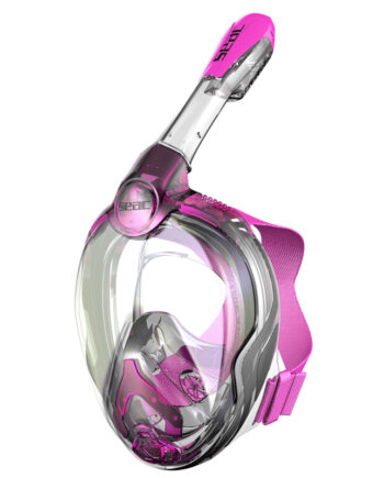 Seac Fullface Maske Magica Junior Sort Silikone Pink