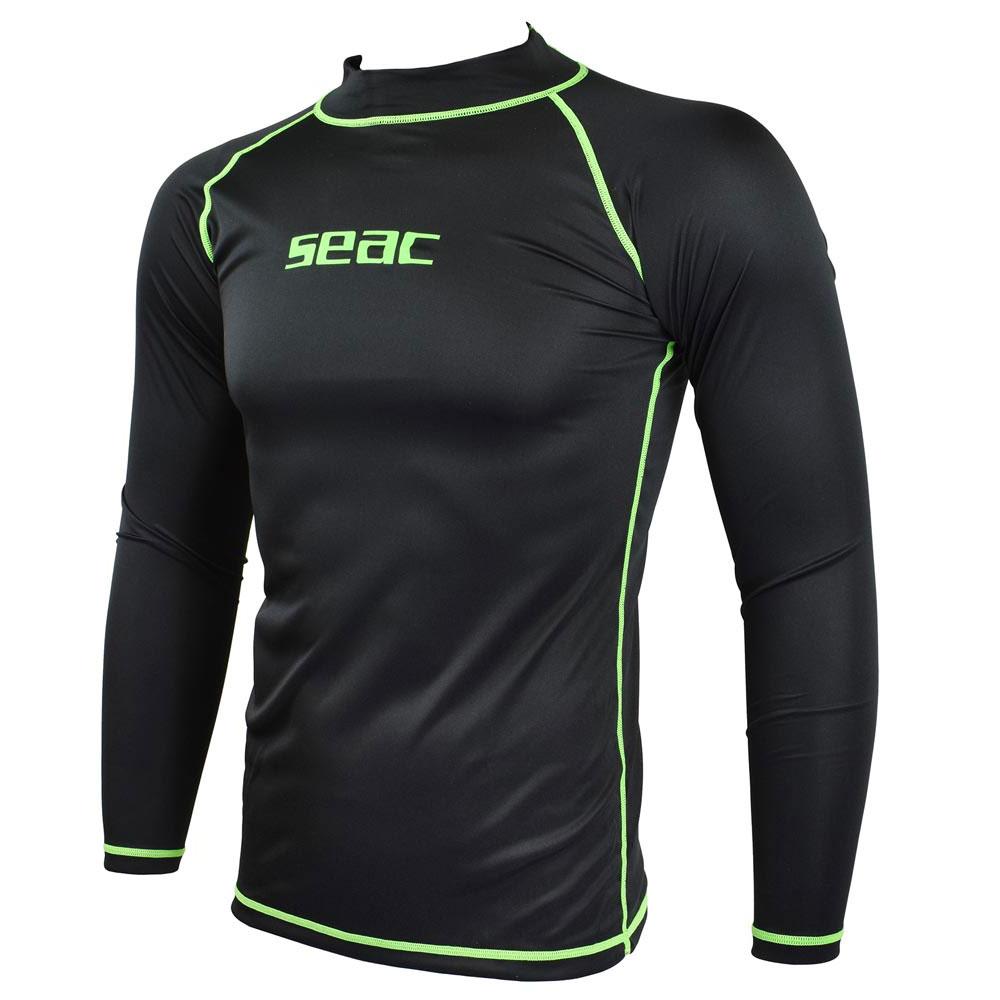 Seac Rash Guard  -sun  Herre Langærmet Sort