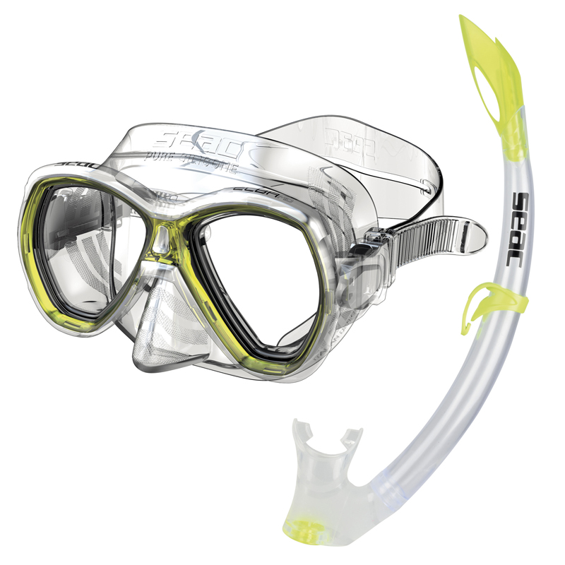 Seac Snorkelsæt Elba Gul