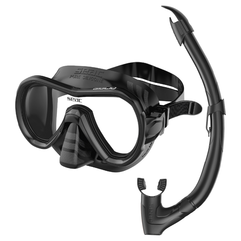Seac Snorkelsæt Giglio Sort